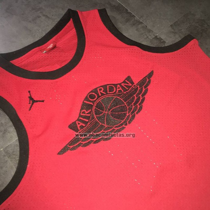 Camiseta Michael Jordan NO 23 Wings Special Rojo